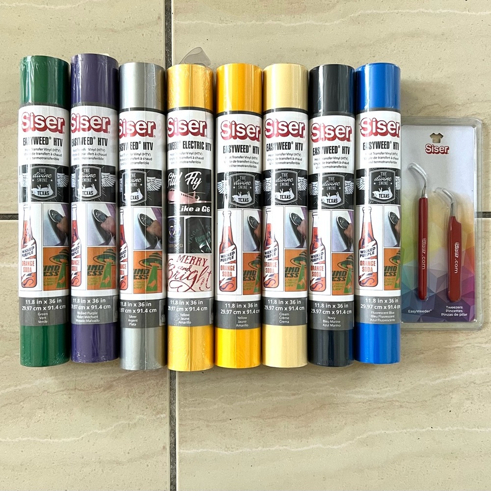 Siser Easyweed Heat Transfer Vinyl Bundle